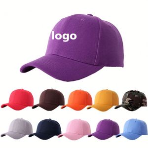 Casquette de baseball unisexe à 6 panneaux vierge personnalisable avec logo brodé – Vente en gros directe usine - Product Image 1