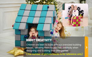 Ropecube vải từ mềm khối xây dựng cho trẻ em, từ lớn đa cảnh khối, đồ chơi giáo dục, 1200 miếng - Product Image 4