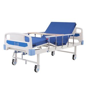 Manual Nursing <b>Bed</b> Stainless Steel <b>Adjustable</b> Hospital <b>Bed</b> For Elderly Care And Home Use - Product Image 1