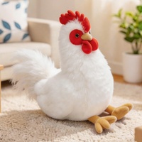 Peluche personnalisée de poulet de ferme, coq, poule, dinde en peluche, jouet doux, OEM ODM, vente en gros, décoration pour ferme, restaurant, cadeaux
