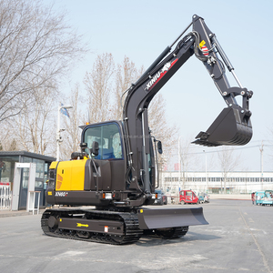 Miniescavatore cingolato XN60 Rhinoceros da 5,5/6 tonnellate con pompa idraulica PLC e motore, dotato di cabina con aria condizionata e motore Yanmar - Product Image 2