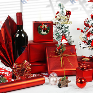 الأفضل مبيعًا فاخر مخصص نمط مطبوع الثقيلة ورقة رقائق الألومنيوم لفة ورق تغليف الهدايا - Product Image 1