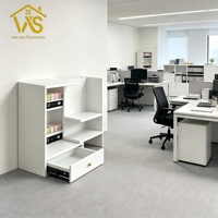 Nouvelle bibliothèque murale intégrée moderne et minimaliste, étagère de rangement autoportante avec compartiment secret dissimulé pour salon et bureau
