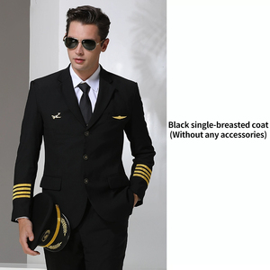 Đồng Phục Nam Dài Tay Ngắn Tay Áo Sơ Mi Trắng Phi Công Đào Tạo Tổ chức Đồng Phục Áo Sơ Mi Thiết Lập - Product Image 5