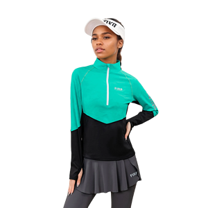 Camisa de entrenamiento de secado rápido transpirable con agujeros para los pulgares y secado rápido hecha para tenis y niñas activas - Product Image 2