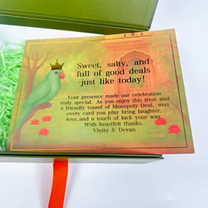Hot-sale Custom Printed Luxury Rigid Magnetic Gift Box with Matt Lamination Embossing Ribbon Bow and Raffia for Gift Packaging - Product Image 2