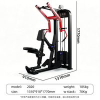 Machine de musculation assise à charge par poulie en acier réglable, au meilleur prix, pour usage commercial en salle de sport et musculation