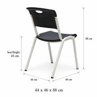 Chaise de salle à manger en gros, finition mate, anti-taches, surface lisse, inodore, sans traces, pour véranda, hall d'entrée, zones de réception