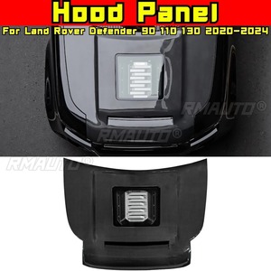 Para Land Rover Defender 90 110 130 2020-2024 Accesorios Exteriores Panel de Capó de Fibra de Carbono Cubierta de Capó de Motor Kit de Carrocería Inferior - Product Image 1