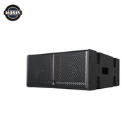 Sistem Speaker Line Array Aktif Profesional Full 2 X 8 dengan Kayu Lapis Birch PA, 400W MF + 100W HF