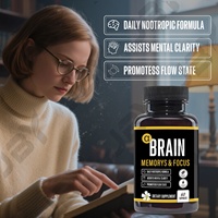 JBY  Marque privée OEM Marque privée disponible Capsules de nootropiques pour stimuler le cerveau pour adultes Capsules pour le cerveau