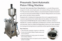 Machine de remplissage à piston anti-explosion de petit volume personnalisée pour colle, encre et liquides chimiques