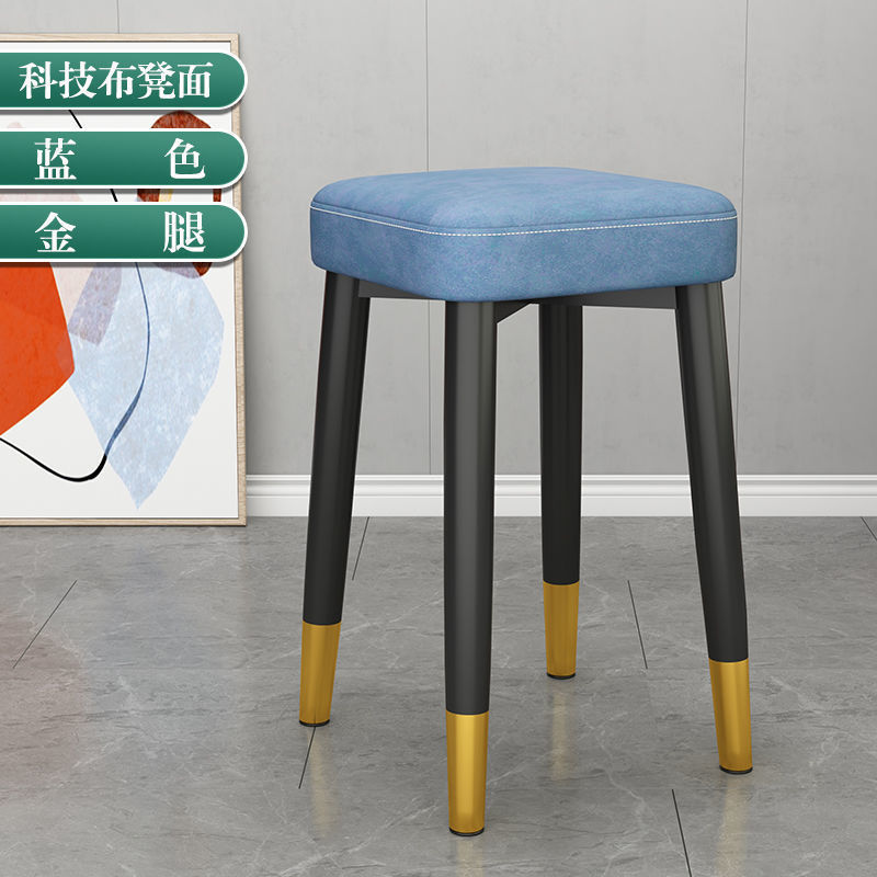 Latex version (thickened black and gold legs) Blue technical fabric