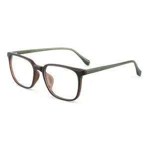 Eyewear Square Large Frame Handmade Acetate Eyeglasses Frames Fashion Retro Men's And Women's Optical Glasses Spectacles
