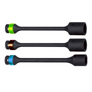 Zócalo de extensión limitador de par preestablecido OEM ODM proveedor de Taiwán de 1/2 "x 19mm y 3/4" x 220 mmL con anillo de aluminio - Product Image 1
