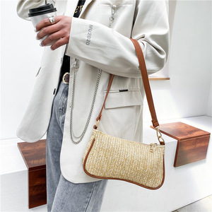 Borsa di paglia di vendita diretta della fabbrica <span class=keywords><strong>borse</strong></span> da donna di alta qualità <span class=keywords><strong>borse</strong></span> di <span class=keywords><strong>lusso</strong></span> borsa da spiaggia per le signore - Product Image 5