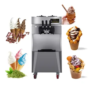 Soft Serve Machine Ice Cream Ice Cream Yogurt Machine Ice Cream Machine With Air Pump And Agitator