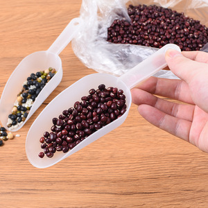 Plastic Shovel 250 Mm <b>White</b> <b>Acrylic</b> For Grain Flour Rice Tea Dried Fruit Popcorn Melon Seeds Supermarket Use - Product Image 2