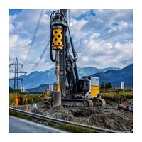 Crawler Mount efisiensi tinggi kinerja terbaik Rotary drill Rig Lieb-heer LB16