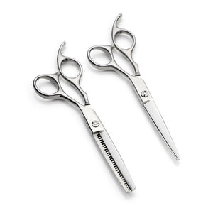 Conjunto de tijeras de peluquería de pulido de acero japonés, productos de fábrica de China, 420J2, corte y adelgazamiento - Product Image 2