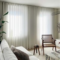 Rideaux personnalisés en tissu de luxe salle à manger salon stores transparents maison hôtel hôpital chambre rideaux transparents pour la maison