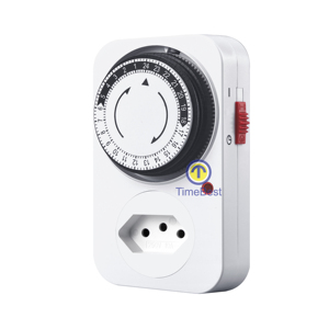 Temporizador Mecánico <span class=keywords><strong>de</strong></span> 24 Horas con Enchufe Eléctrico <span class=keywords><strong>de</strong></span> 10A 127/220V para Uso Comercial en <span class=keywords><strong>Brasil</strong></span> - Product Image 1