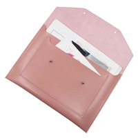 Porte-documents grande capacité, pochette pour ordinateur portable en cuir PU, porte-documents professionnel, sac à documents, organiseur de papeterie