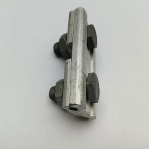 แคลมป์ร่องคู่ JB ทนทาน เหล็กชุบสังกะสีแบบจุ่มร้อน สำหรับสายส่งไฟฟ้า ผลิตในกวางตุ้ง - Product Image 1