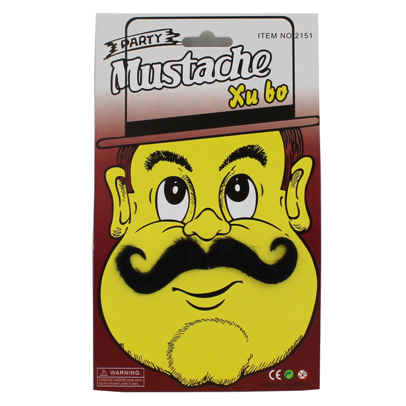 Curly mustache