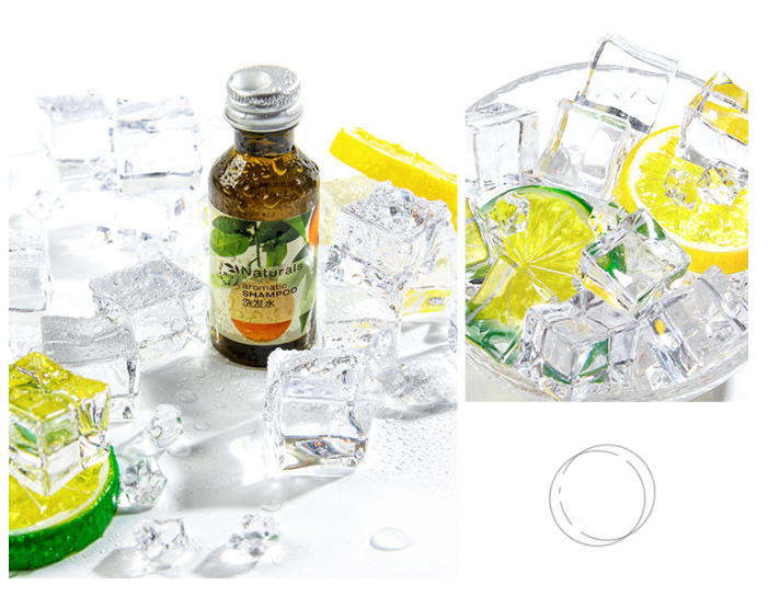 Cubetti Ghiaccio Finti Acrilici - 100 Pezzi Trasparenti - Foto 5