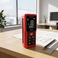 Télémètre laser haute précision INORM 40m 60m 80m 100m avec écran LCD rétroéclairé, mesure de surface et de volume, outil de mesure laser Pythagore
