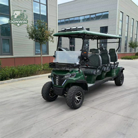 Voiturette de golf électrique 4 places haute performance avec sièges en cuir disponibles