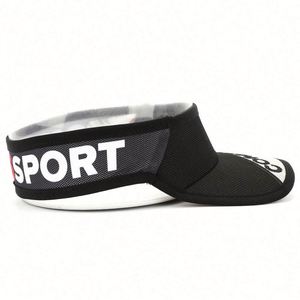 New Arrival Cool Stylish Men Adult Size Moisture Wicking Quick Dry Sunscreen <b>Hat</b> Embroidery Sports Sun Visor <b>Hat</b> - Product Image 5
