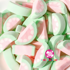 OEM personnalisé barbe à papa sucre <span class=keywords><strong>lait</strong></span> <span class=keywords><strong>fraise</strong></span> saveur fruit en forme de pastèque bonbons doux guimauve - Product Image 5