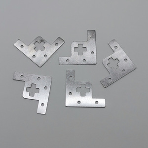 Cross Shaped <b>Corner</b> <b>Brackets</b> Stainless Steel Four Hole Photo Frame Connectors Minimalist Design Durable - Product Image 3