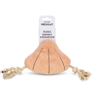 Juguete Masticable para Mascotas Ostra De Mar, Diseño de Concha de Felpa Suave de 38 cm con Asas de Cuerda para Perros - Product Image 2