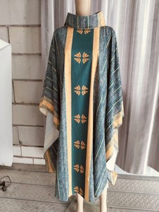 Unisex Church Vestments Priester Klerus Kasel Katholische Messe Kostüm Robe Halloween Kostüm Robe Kasel Priester - Product Image 5