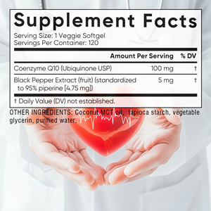 Good Quality COQ10 Softgels Enhance Cellular Energy Production to Promote Heart Health with Dietary <b>Supplement</b> - Product Image 6