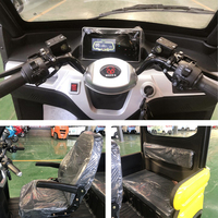 Moto commerciale 3 places tricycle électrique à trois roues bon marché avec gros pneu voiture à 4 roues