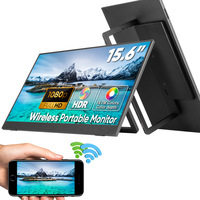 15.6-inch 1080P WiFi Wireless IPS LCD Screen Gaming Monitor Dual Screen Portable HDR 63% SRGB Laptop Phone Wall Mounted