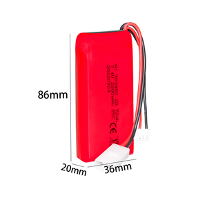 공장 2800mAh 리튬 7.4v 25c 리포 903480 배터리 장난감 스피드보트 RC 보트 고급 배터리 요트용 - Product Image 1