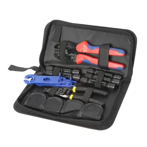 Solar connector terminal crimping pliers photovoltaic crimping pliers kit LY-2546B