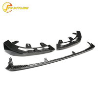 Lame avant en fibre de carbone sèche style MP, 3 pièces/kit pour BMW G42 Série 2 M240i 220i 225i 230i Coupé, séparateur de pare-chocs en carbone véritable