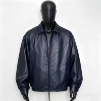 Veste pour homme de haute qualité, personnalisable avec logo OEM, en denim rouge d'hiver, formelle, écologique, respirante, mince, réversible, épaisse, avec paillettes