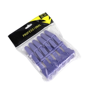 Presilhas de Cabelo Coloridas em Formato de Crocodilo para Salão de Beleza: Ferramentas para Permanente, Tintura e Divisão de Cabelo com Elástico Sem Costura - Product Image 1