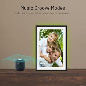 10.1 inch Wifi hình ảnh kỹ thuật số khung với IPS màn hình cảm ứng chia sẻ hình ảnh và video từ xa thông qua ứng dụng email MP4 định dạng Video hỗ trợ - Product Image 6