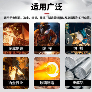 Hongwei Aluminum Foil Heat Insulating Apron Thickened High Temperature Resistant For Casting Anti Scalding Anti Splatter - Product Image 4