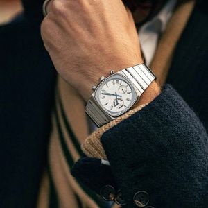 CILOA Square Silver Customizable Men's <b>Watch</b>, High-Quality, Light Luxury, <b>Waterproof</b>, Quartz <b>Watch</b> for Men - Product Image 3