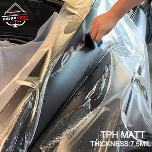 Pellicola Protettiva per Vernice Auto PPF TPU, <span class=keywords><strong>Film</strong></span> Trasparente Antigraffio Super Resistente, Anti-Ingiallimento, Pellicola TPH OPACA - Product Image 3