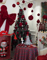 Décoration de sapin de Noël en PVC éclairé par LED, de 0,6 m à 3 m, vert, sapin de Noël romantique pour la maison, le salon, l'intérieur et l'extérieur